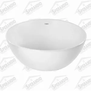 CUBA DE APOIO LYON REDONDA 38X38X17 BRANCA - DVG D... - Sperandio