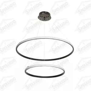 PENDENTE LED TIAKI 48W 3000K PRETO - ASTRALED - Sperandio