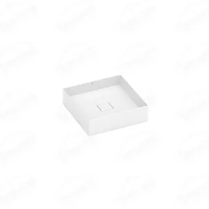 CUBA APOIO QUADRADA 400X400MM T5 BRANCO - ROCA - Sperandio