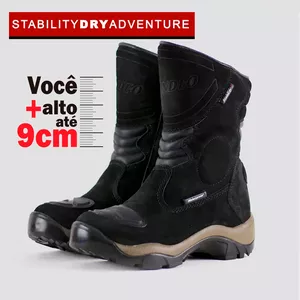 Bota Mondeo Stability Dry Adventure Preto - 100% I... - BOTAS MONDEO