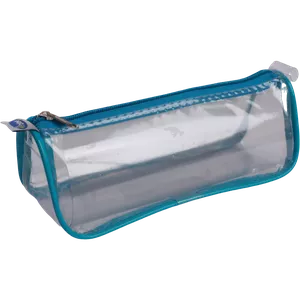 ESTOJO CANOA TRANSP AZUL 164 - 164 - Estojos Zum