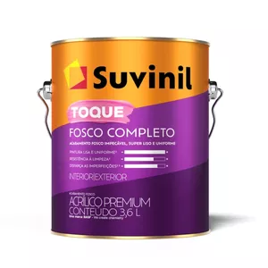 TINTA 3,2LT BASE ACRIL.PREMIUM TOQUE FOSCO COMPLET... - Sperandio