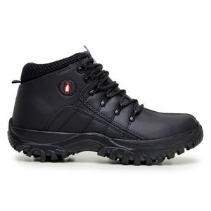 Bota Adventure Adulto Infantil Confortável Masculina Feminina Antiderrapante Parra Boots - Preto