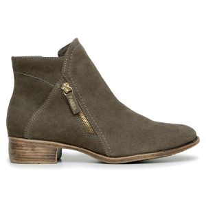 Bota Feminina Chelsea Cano Curto Camurça 100% Legítimo Kiwi
