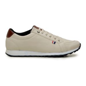 Tênis Masculino Jogger Casual Sapatênis Leve e Confortável - Palha