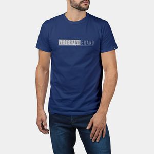 Camiseta Masculina Veterano Brand 2024 Azul