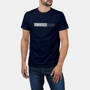Camiseta Masculina Veterano Brand 2024 Marinho