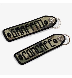 Chaveiro Graffiti com Café nylon - camuflado