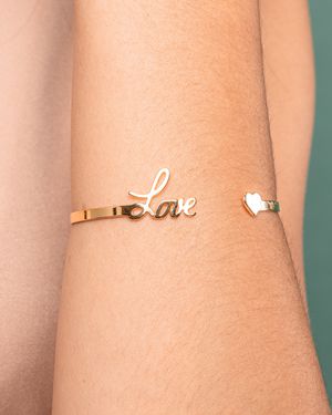 Bracelete Love - Tarcia Carine Semi Jóias & Acessórios