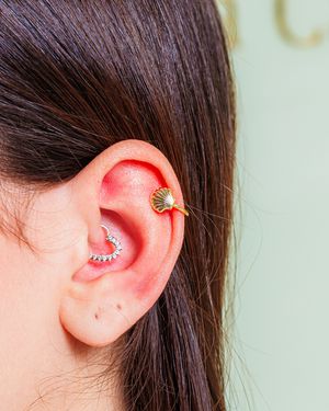 Piercing Concha Dourada - Tarcia Carine Semi Jóias & Acessórios