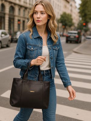 Bolsa de Couro Griffazzi Preta