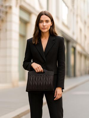 Bolsa de Couro Griffazzi Ombro Preta