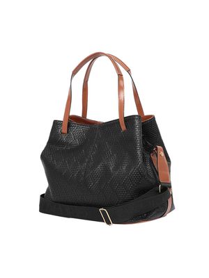Bolsa de Camurça Texturizada Griffazzi Preta