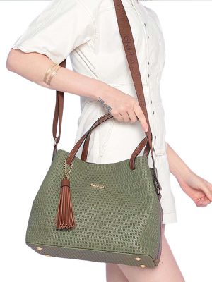 Bolsa de Couro Griffazzi Verde