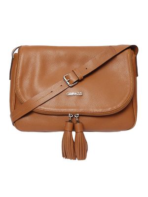 Bolsa de Couro Griffazzi Caramelo