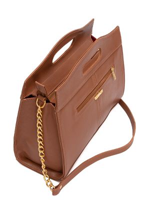 Bolsa de Couro Griffazzi Ombro Marrom