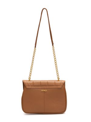 Bolsa de Couro Tiracolo Griffazzi Caramelo