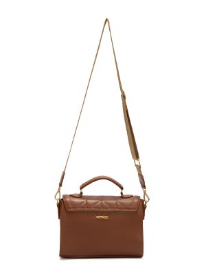 Bolsa de Couro Transversal Griffazzi Marrom