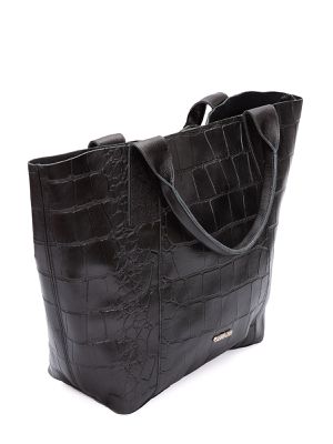 Sacola Griffazzi em Couro Preto