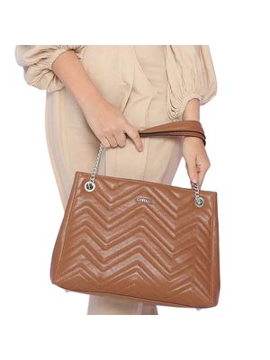 Bolsa Couro Griffazzi Caramelo