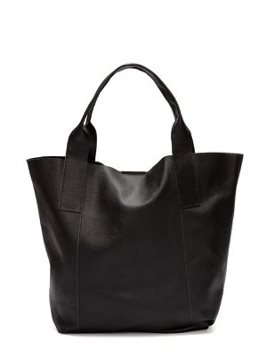 Bolsa Sacola Couro Griffazzi Preta