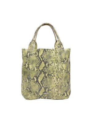 Sacola Griffazzi em Couro Oliva