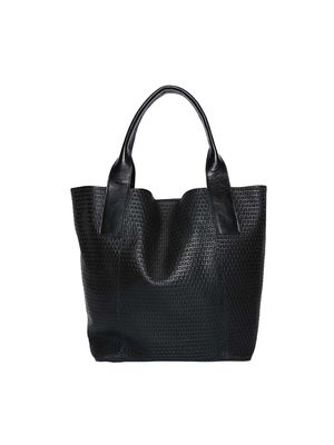 Sacola Griffazzi em Couro Preto