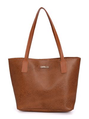 Bolsa de Couro Griffazzi Caramelo