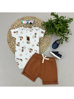 Conjunto Body Mini&Co Manga Curta Mascul... - A Japonesa Franca Oficial