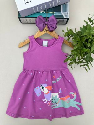 Vestido Regata Menina Alice Lilas Malwee... - A Japonesa Franca Oficial