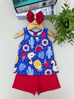 Conjunto Regata Menina Luiza Azul Kyly ... - A Japonesa Franca Oficial