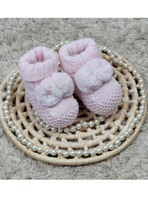 Sapatinho De Tricot Com Pompom Rn - Mund... - A Japonesa Franca Oficial