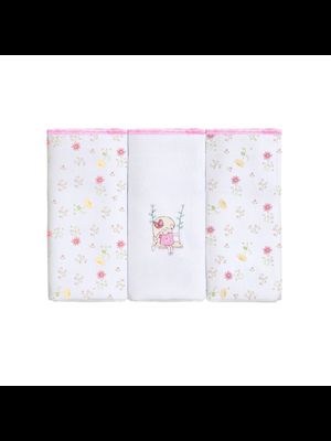 Kit Fralda Estampada 63x63cm 3 unid - Pa... - A Japonesa Franca Oficial