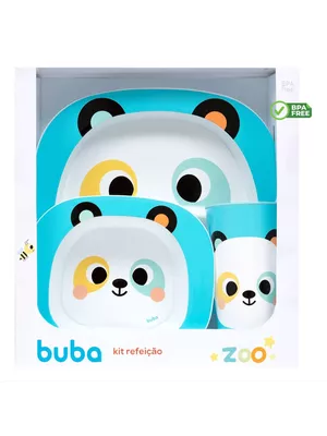 Kit Refeição Bubazoo - Panda - 16305 - A Japonesa Franca Oficial