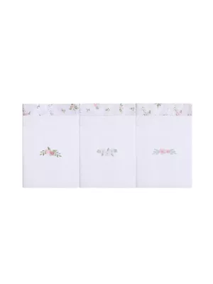 Kit Fralda Bordada 72x66cm 3 unidades - ... - A Japonesa Franca Oficial