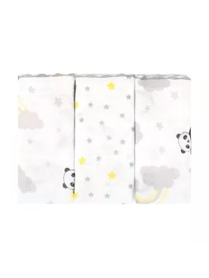 Fralda de Boca Estampada 68x70cm 3 Unida... - A Japonesa Franca Oficial