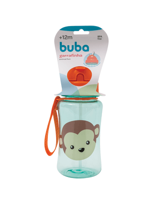 Garrafinha Animal Fun Macaco 400ml - Bub... - A Japonesa Franca Oficial