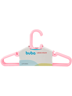 Cabide Infantil Buba Rosa - 10 unidades ... - A Japonesa Franca Oficial