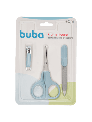 Kit Manicure Cortador Lixa E Tesoura Bub... - A Japonesa Franca Oficial