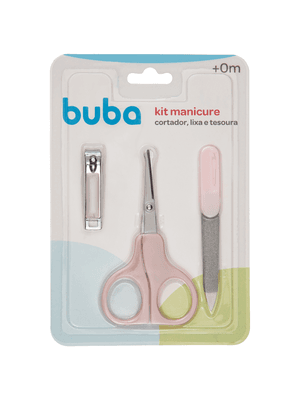 Kit Manicure Cortador Lixa E Tesoura Bub... - A Japonesa Franca Oficial