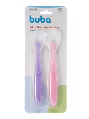 Kit Colher Anatômica Em Silicone Buba Al... - A Japonesa Franca Oficial