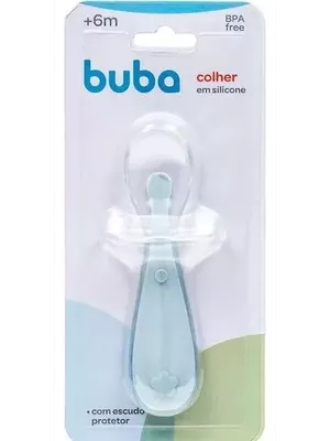 Colher Em Silicone Com Protetor - Buba -... - A Japonesa Franca Oficial