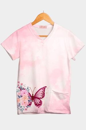 Blusa Estampada Borboletas 002 - Use Anny