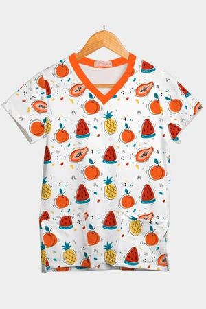 Blusa Estampada Nutricionista Frutas - Use Anny