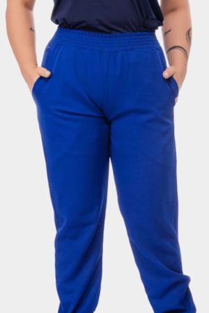 Calça Feminina Basic Bia Azul Caneta Sem Elástico - Use Anny