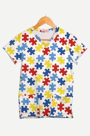 Blusa Estampada Autismo Ref. Aut04 - Use Anny