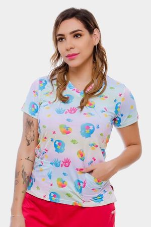 Blusa Estampada Conexão em Malha Confort - Use Anny