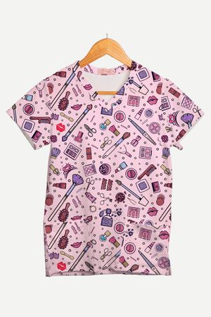 Blusa Estampada Pink Mood em Malha Confort - Use Anny