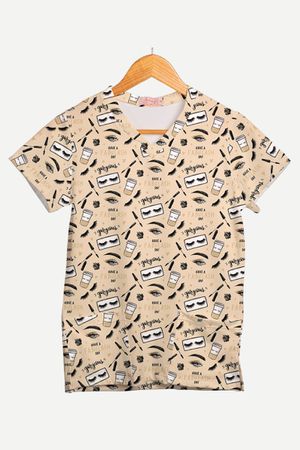 Blusa Estampada Olhar Radiante em Malha Confort - Use Anny