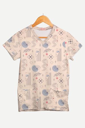 Blusa Estampada Beleza da Alma em Malha Confort - Use Anny